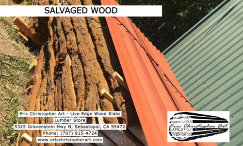 Salvaged Wood | Eric Christopher Art – Live Edge Wood Slabs | (707) 815-4724